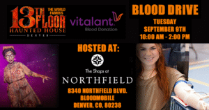 13th Floor Haunted House Blood Drive